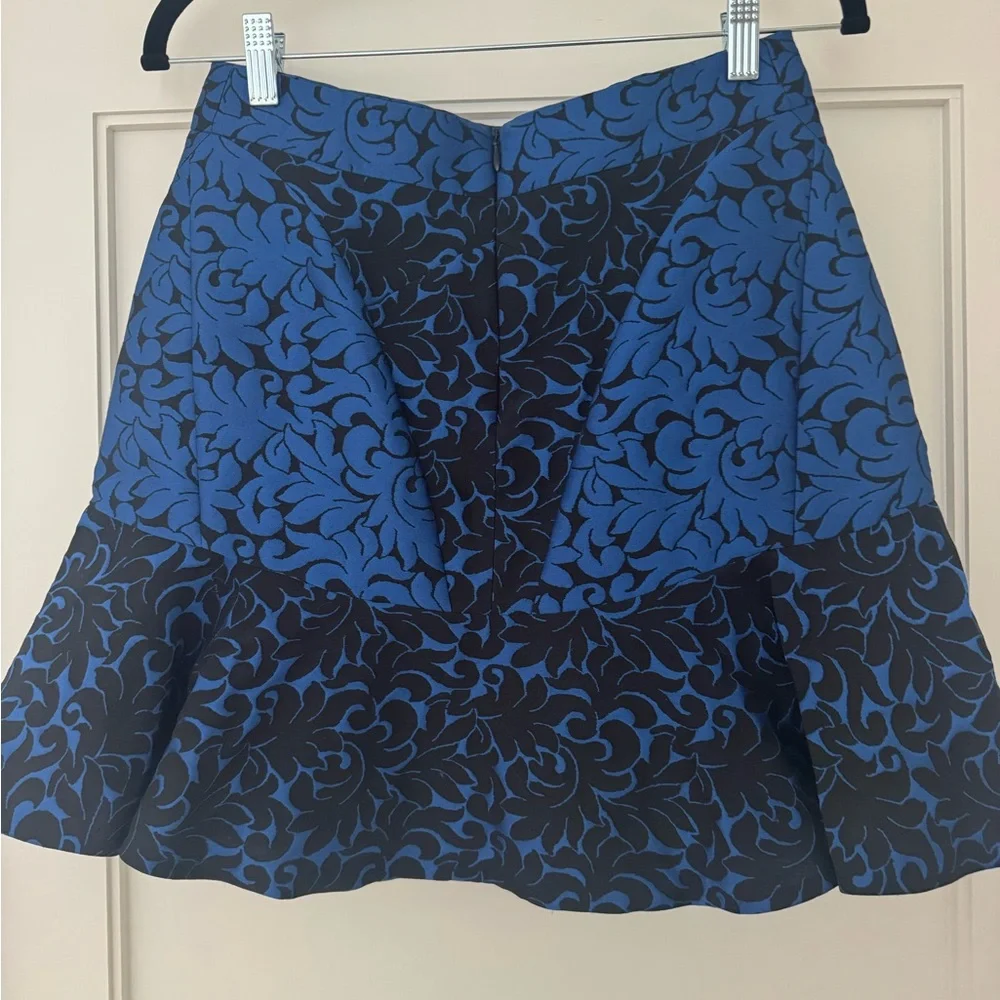 Stella McCartney Blue Floral A-Line Skirt - Picture 2 of 5